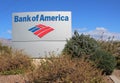 Bank of America Sign, Tucson Arizona Royalty Free Stock Photo