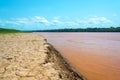 Bank of the Beni River Royalty Free Stock Photo