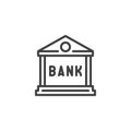 Bank Branch line icon