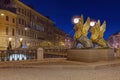 Bank bridge wth griffins - Saint-Petersburg Russia Royalty Free Stock Photo