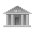 Bank building icon Royalty Free Stock Photo