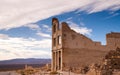 Bank Building Ruins of Rhyolite Nevada Death Valley Ghost Town Royalty Free Stock Photo