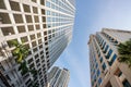 Bank and business buildings Downtown Fort Lauderdale FL Royalty Free Stock Photo