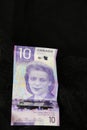 Ten dollar bill- new Canadian currency for 2019