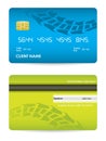 Bank card with tire design Royalty Free Stock Photo