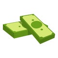 Bank cash icon, cartoon style Royalty Free Stock Photo