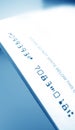 Bank cheque Royalty Free Stock Photo