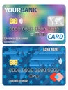 Bank credit cards a selection of bright with