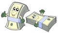 Bank of cute banknotes