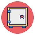 Bank deposit, bank locker Vector Icon which can easily edit
