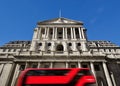 The Bank of England Exterior, Threadneedle Street, London, England Royalty Free Stock Photo