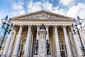 Bank of England in the morning Royalty Free Stock Photo