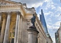 Bank of England. Square and underground station Royalty Free Stock Photo