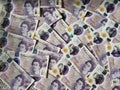 Bank of England Twenty Pound Notes Money Royalty Free Stock Photo