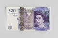 Bank of England ÃÂ£20 note bears the image of Queen Elizabeth II on the obverse