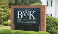 The Bank of Fayette County Sign, Royalty Free Stock Photo