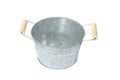 Bank galvanized flower bucket