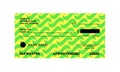 Bank Gold Check, Watermark Template, Original cheque page, Vector