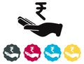 Bank Loan of Indian Rupee Icon