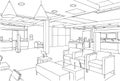 The Bank Lobby Interior Design Outline