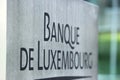 Bank of Luxembourg Royalty Free Stock Photo