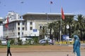 Bank of Magreb in Casablanca,April 20,2012 Royalty Free Stock Photo