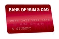 Bank of Mum and Dad Credit Card Family Finances