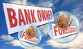 Bank Owned Foreclosure Royalty Free Stock Photo