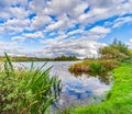 Whitlingham Broad, Norfolk on a summer`s day Royalty Free Stock Photo