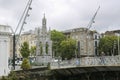 Bank of the river Lee in Cork, Ireland Royalty Free Stock Photo