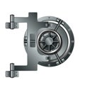 Bank Safe Security Lock Protect Mechanism Vector