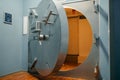 Bank security system, opened vault door Royalty Free Stock Photo