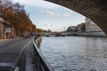 On the bank of the Seine, Paris Royalty Free Stock Photo