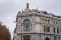 Bank of Spain in Madrid Royalty Free Stock Photo