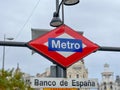 Bank Of Spain Metro - Madrid, Spain