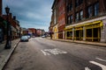 Bank Street in downtown New London, Connecticut.