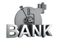 Bank vault closed. Bank Safe, security concept Royalty Free Stock Photo
