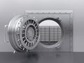 Bank Vault Door Illustration