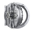 Bank Vault Door Isolated