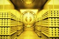 Bank vault inside