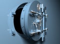 Bank Vault with round door