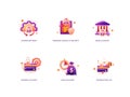 Bank Web Icons & Illustrations