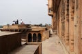 Bank Yamuna river. Kesi Gat Temple, Vrindavan. India