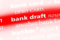 bankdraft Royalty Free Stock Photo