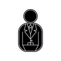 banker icon. Element of Banking for mobile concept and web apps icon. Glyph, flat icon for website design and development, app
