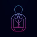 Banker nolan icon. Simple thin line, outline vector of banking icons for ui and ux, website or mobile application