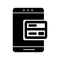 Banking app Isolated Vector icon which can easily modify or edit Royalty Free Stock Photo