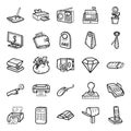 Banking and Finance Hand Drawn Icons