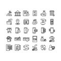 Banking icon pack_2 Royalty Free Stock Photo