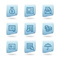 Banking icons Royalty Free Stock Photo